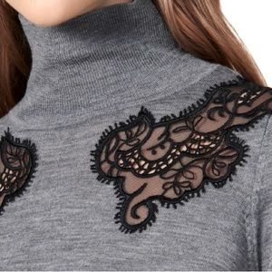 Sandro wool with lace details size 1